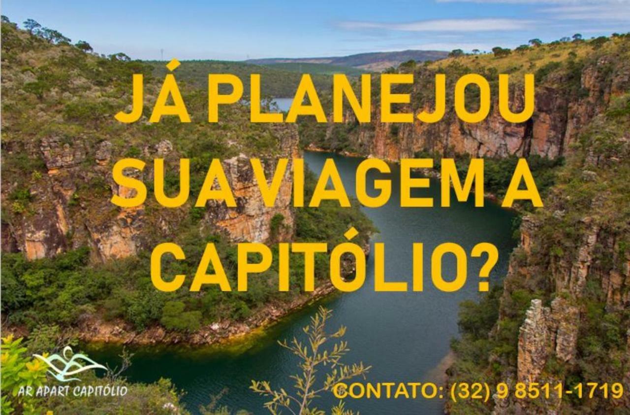 Aquares Residence - Apartamento Para Temporada Capitólio Kültér fotó
